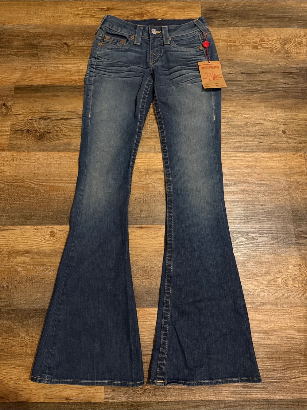 Vintage True Religion Women’s Carrie Low-rise Flare Jeans